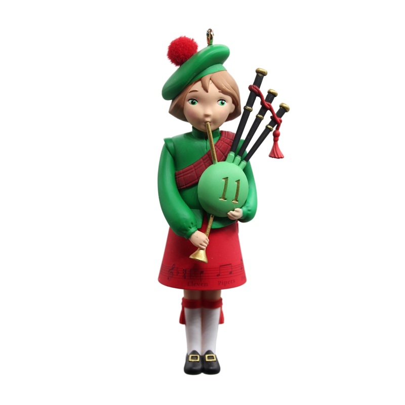 Hallmark Ornament: 2021 Eleven Pipers Piping | QXR9125 | 12 Days of Christmas
