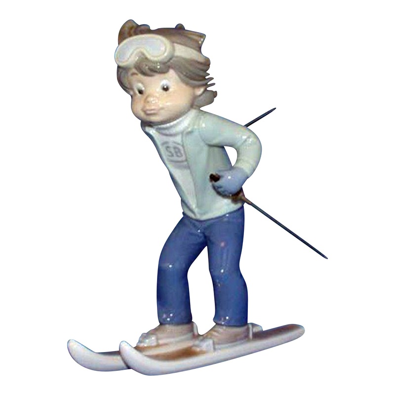 Lladr Figurine: 5136 Sports Billy Skier