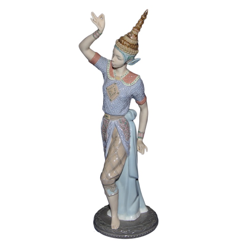 Lladr Figurine: 5592 Siamese Dancer Male