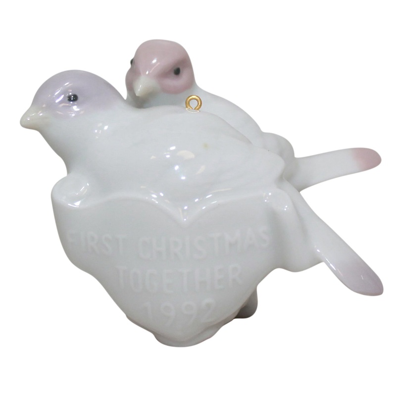 Lladr Figurine: 5840 Our First Christmas - 1991 Ornament