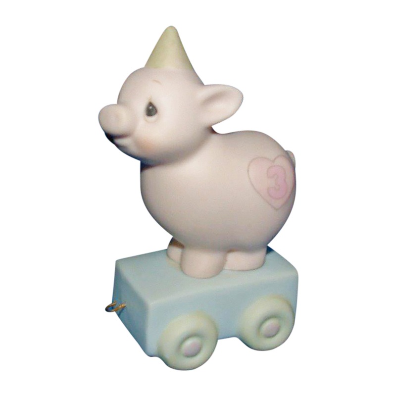 Precious Moments: 015954 Heaven Bless Your Special Day | Birthday Train - Age 3