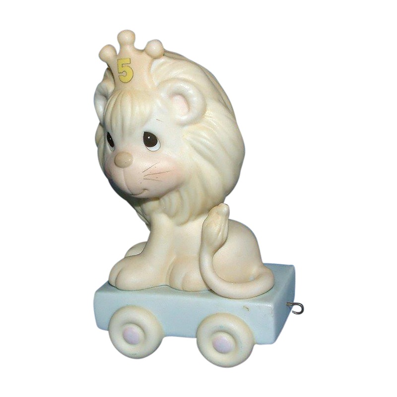 Precious Moments: 015989 This Day is Something to Roar About | Birthday Train - Age 5