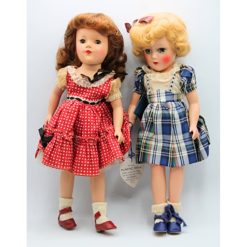 Lot of 2: A Roberta Dolls - Blue  & Red | Please Read
