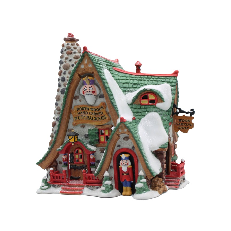 Department 56: 56753 Hand Carved Nutcracker Factory