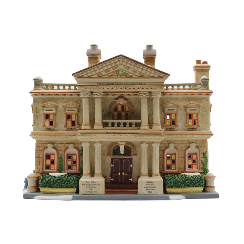 Department 56: 58743 Hickman Wells Gentlemen's Club
