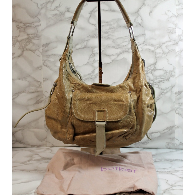 Botkier Purse: Tan Florentine Leather Shoulder Bag