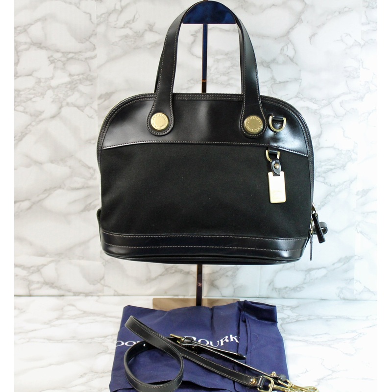 Dooney & Bourke Purse: Black Cabriolet Zip Satchel Bag