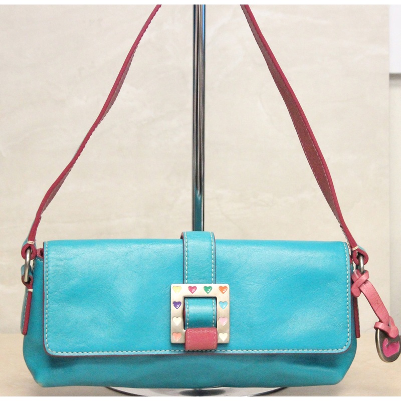 Dooney & Bourke Purse: Blue Hearth Buckle Small Shoulder Bag
