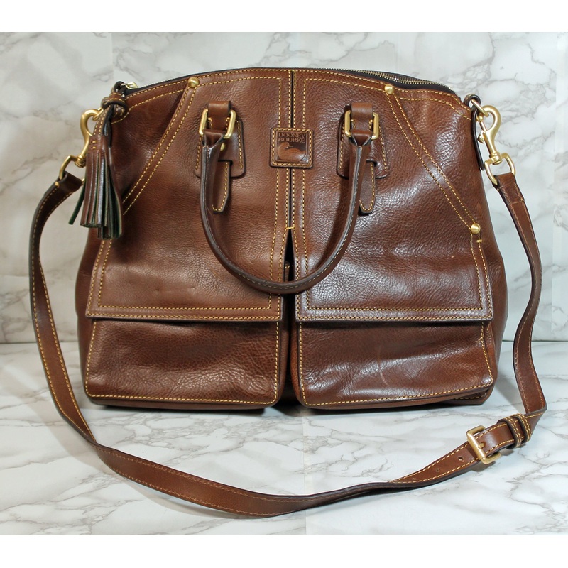 Dooney & Bourke Purse: Brown Clayton Crossbody Bag
