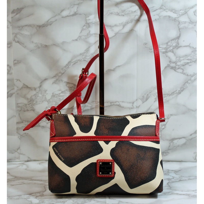 Dooney & Bourke Purse: Giraffe Red Crossbody Bag