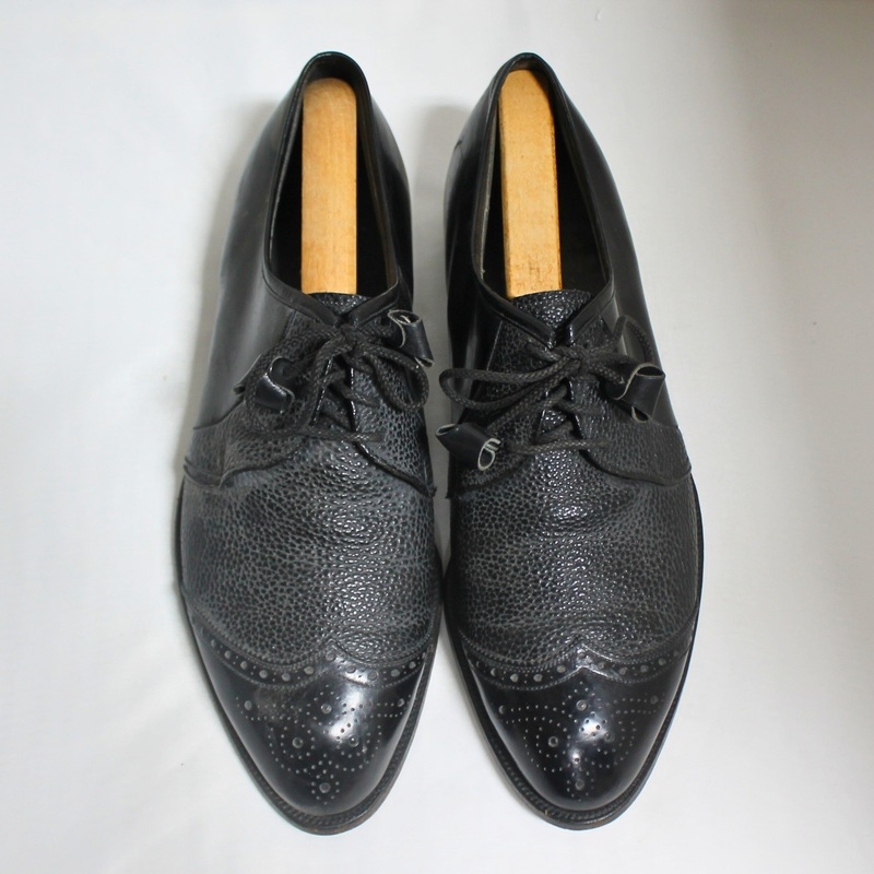 FootJoy: Mens Leather Oxford Black Dress Shoes Size 11.5