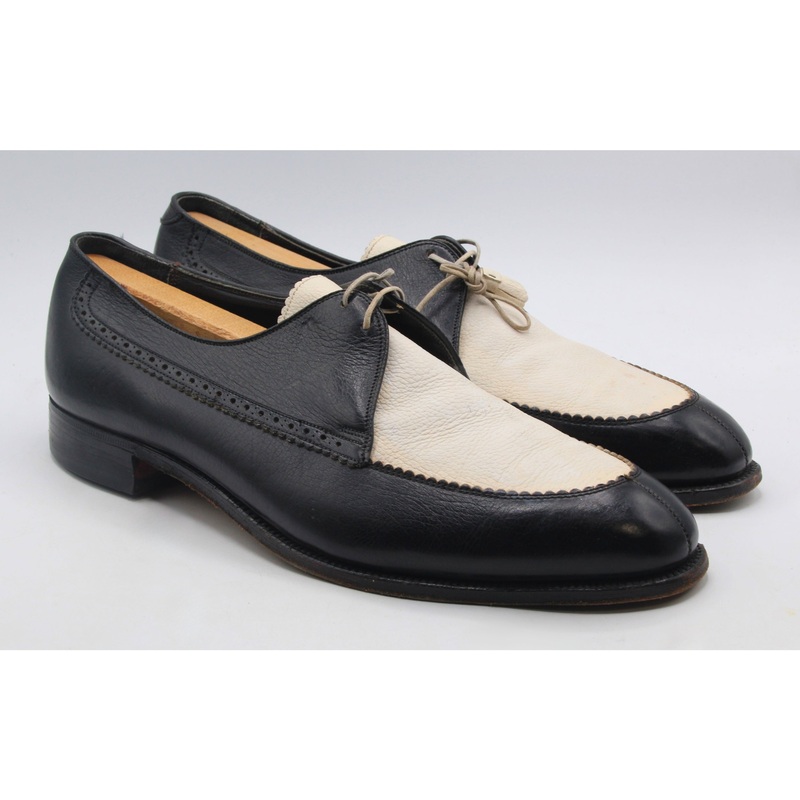 FootJoy Vintage Leather Black & White Oxford Shoe | Please Read