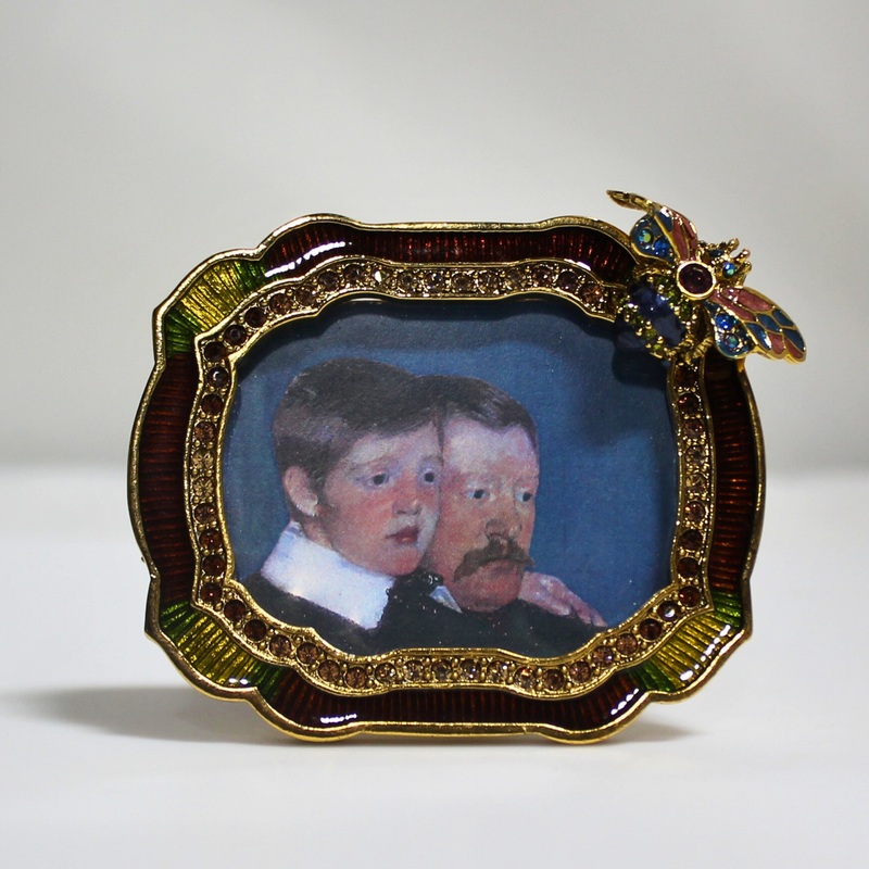 Jay Strongwater: Jeweled Bee Picture Frame
