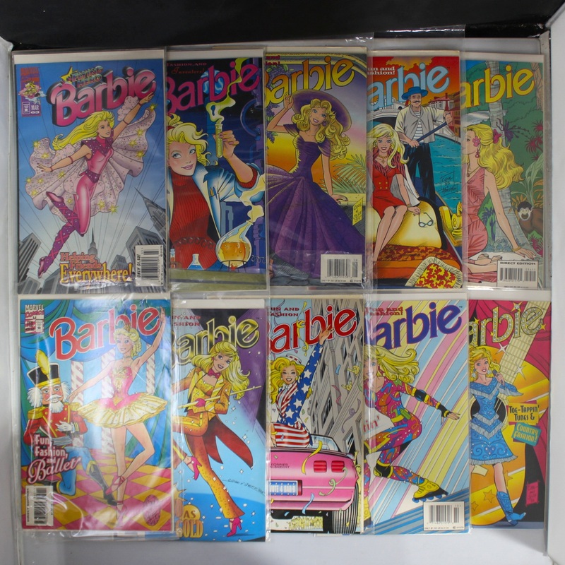 Lot of 10: Marvel Comics / Barbie #54 - #63 Comic Books