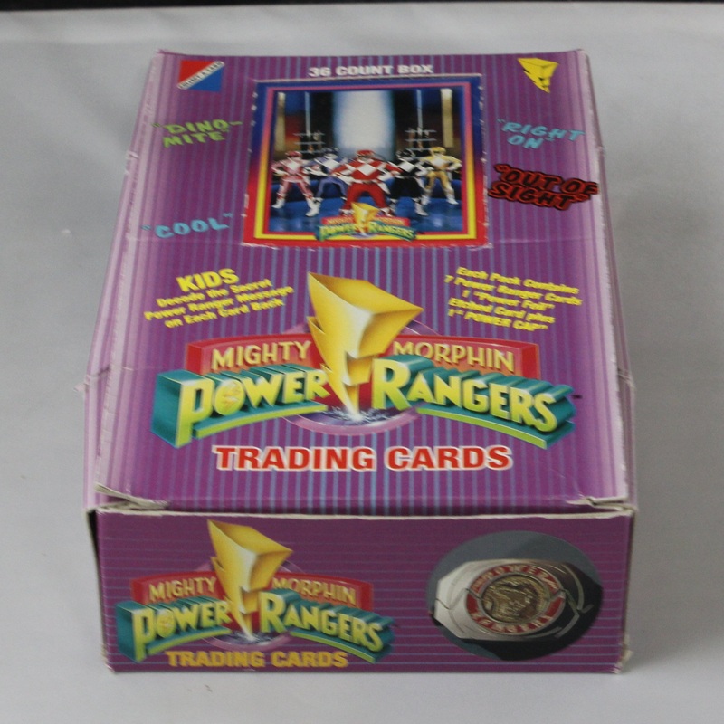 Lot of 1994 Mighty Morphin Power Rangers Trading Cards - Open Box