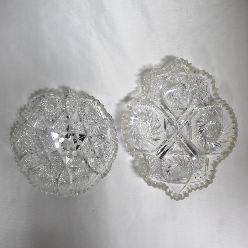Lot of 2: Crystal Dishes