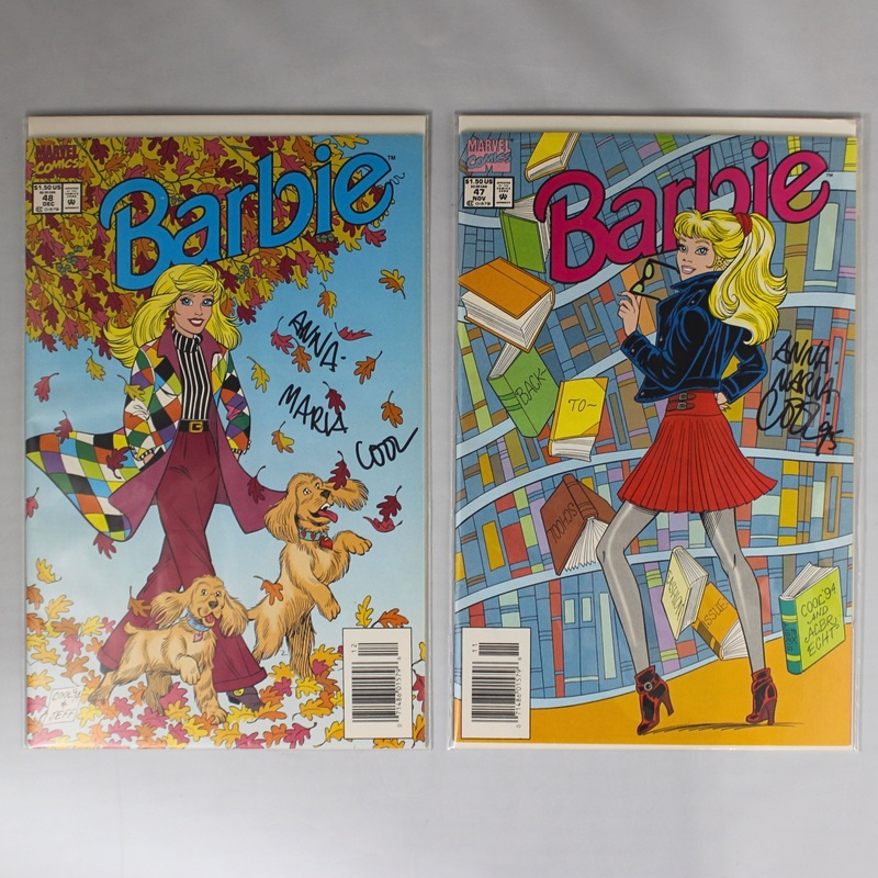 Lot of 2: Marvel Comics / Barbie #47, #48 Comic Books