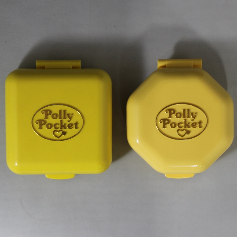 Lot of 2: Midges Play School + Hair Salon Polly Pocket