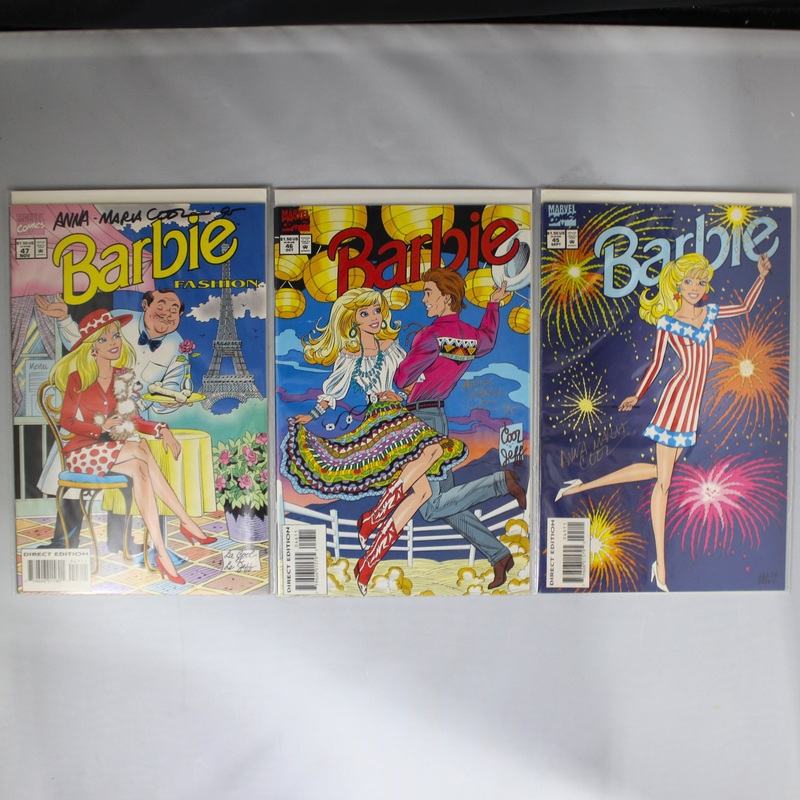 Lot of 3: Marvel Comics / Barbie #45, #46, #47 Comic Books