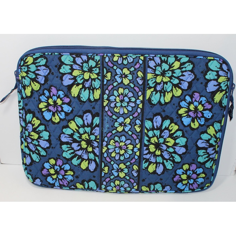 Vera Bradley Bag: Indigo Pop Laptop Sleeve
