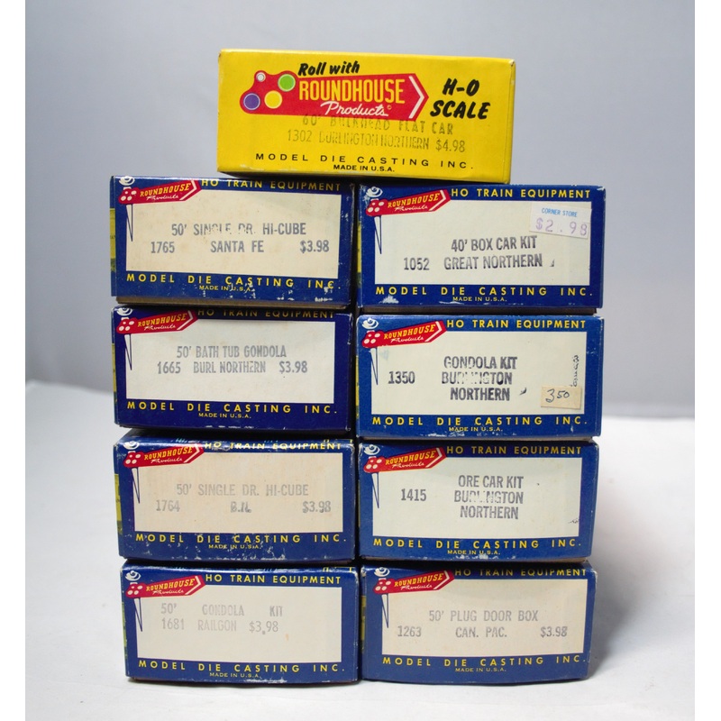 Lot of 9 Roundhouse Products Train Kits | Ho Scale | Opened Please Read