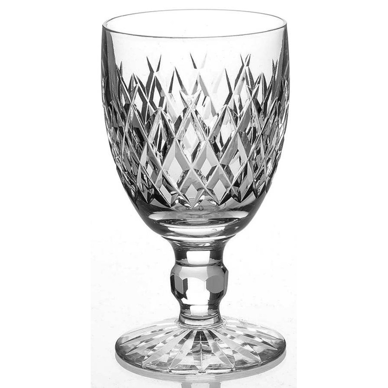 Waterford Stemware: 4.7" Claret Wine Glass - Boyne - Star Cut