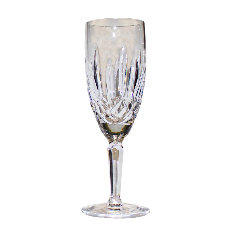 Waterford Stemware: 7.3" Plain Base Fluted Champagne - Kildare