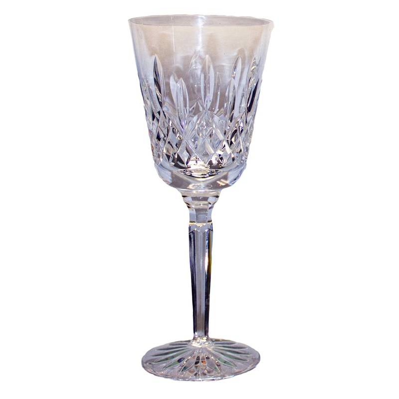 Waterford Stemware: 8.2" Tall Water Goblet - Lismore