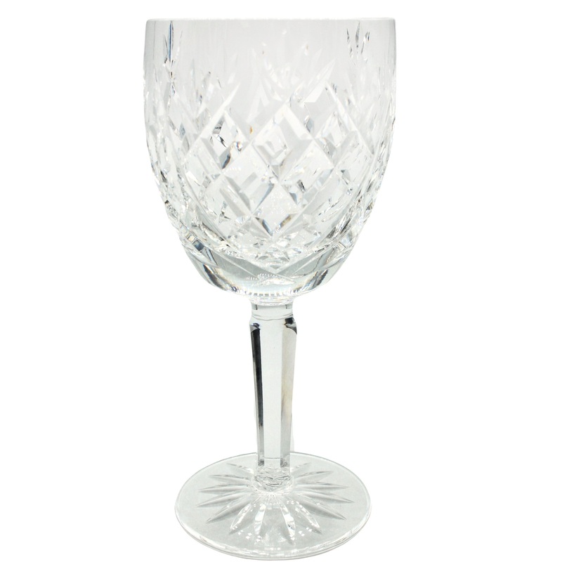 Waterford Stemware, Avoca - Star Cut Water Goblet, 7"