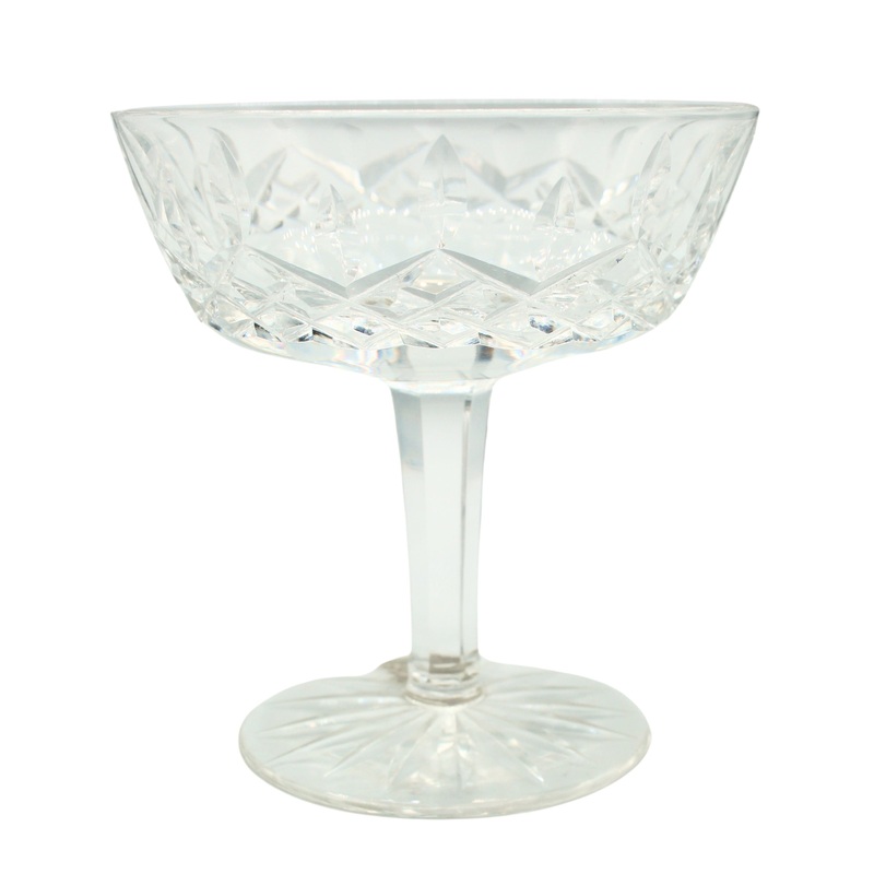 Waterford Stemware: Lismore Champagne Sherbet, 4.1"