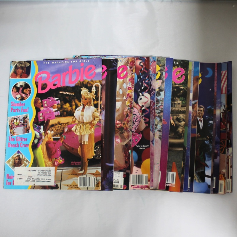 Lot of 18 Barbie Magazines