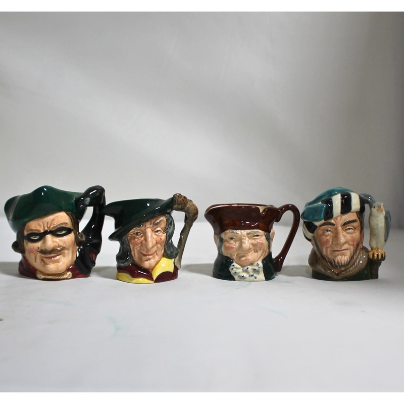 Lot of 4 Royal Doulton: Toby Mugs