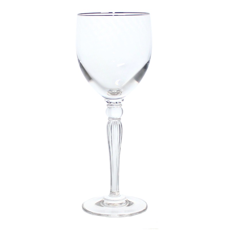 Waterford Stemware: 7.75" Wine Glass - Carleton - Platinum