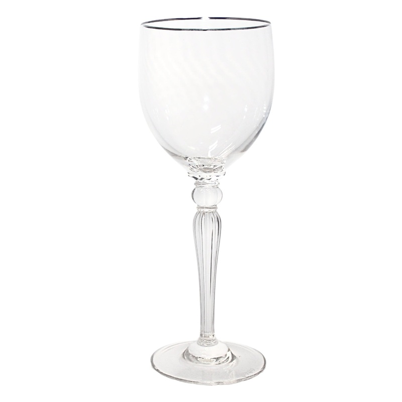 Waterford Stemware: 8.5" Water Goblet - Carleton - Platinum