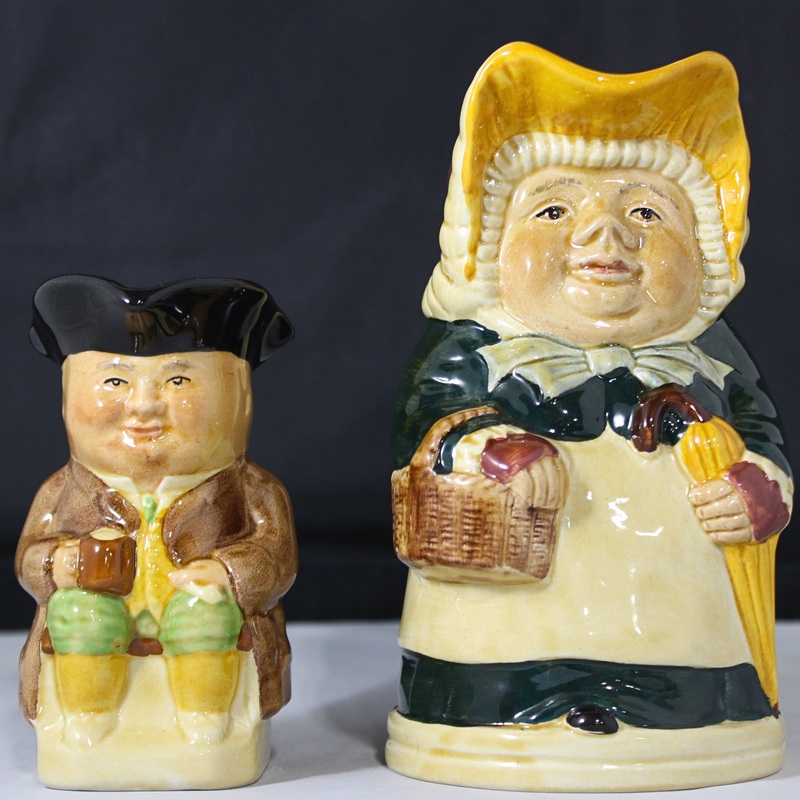 Lot of 2: Wood & Sons Toby Mugs