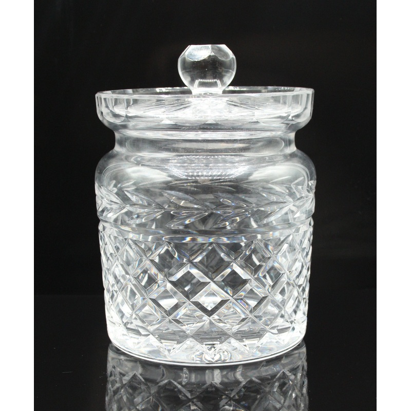 Waterford Crystal: Glandore Biscuit Barrel , 7"