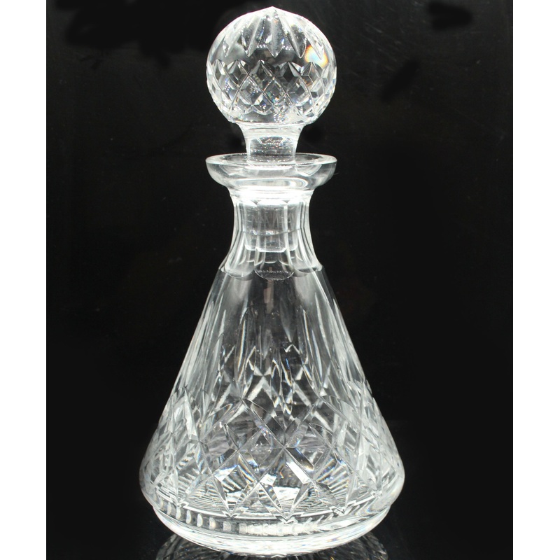 Waterford Crystal: Lismore Roly Poly Decanter and Stopper, 10.75"
