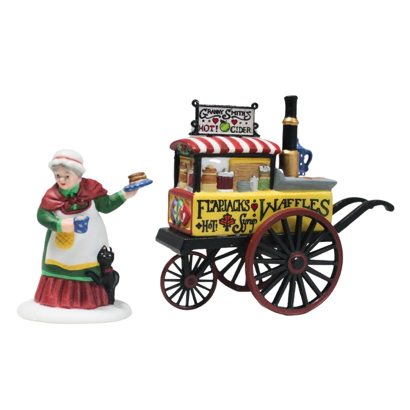 Department 56: 56596 Christmas BazaarFlap Jacks & Hot Cider - Set of 2