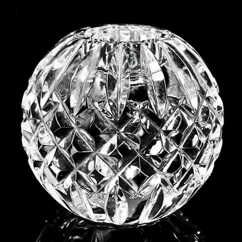 Waterford Crystal: Candela Ball Candleholder | No Box, 2.75"