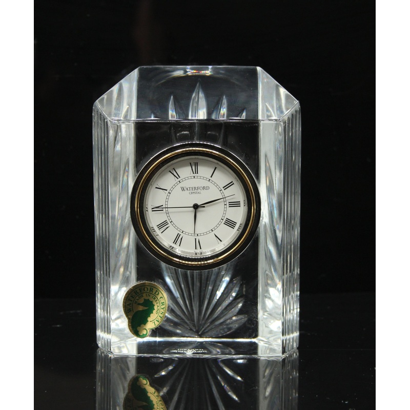 Waterford Crystal: Colonnade Clock, 6"