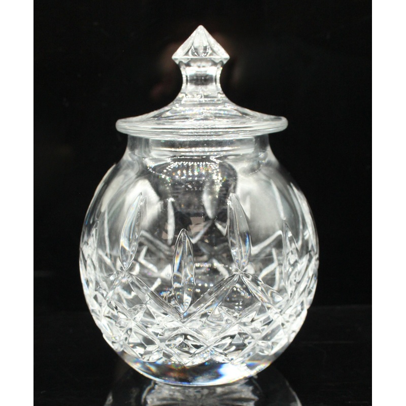 Waterford Crystal: Lismore Honey Jar & Lid, 5"