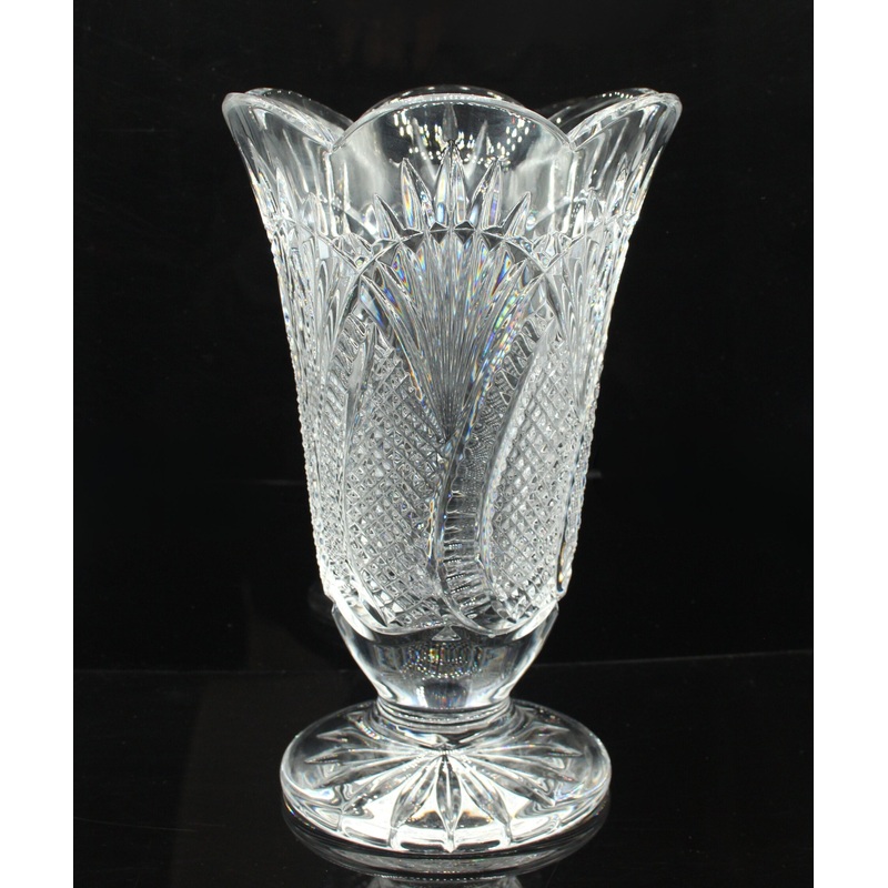 Waterford Crystal: Seahorse Flower Vase, 10"