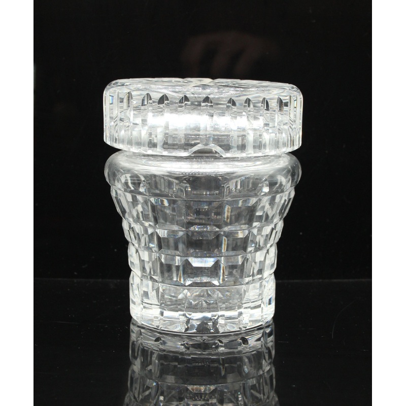 Waterford Crystal: Smoking Accessories Cigarette Holder & Lid, 4"