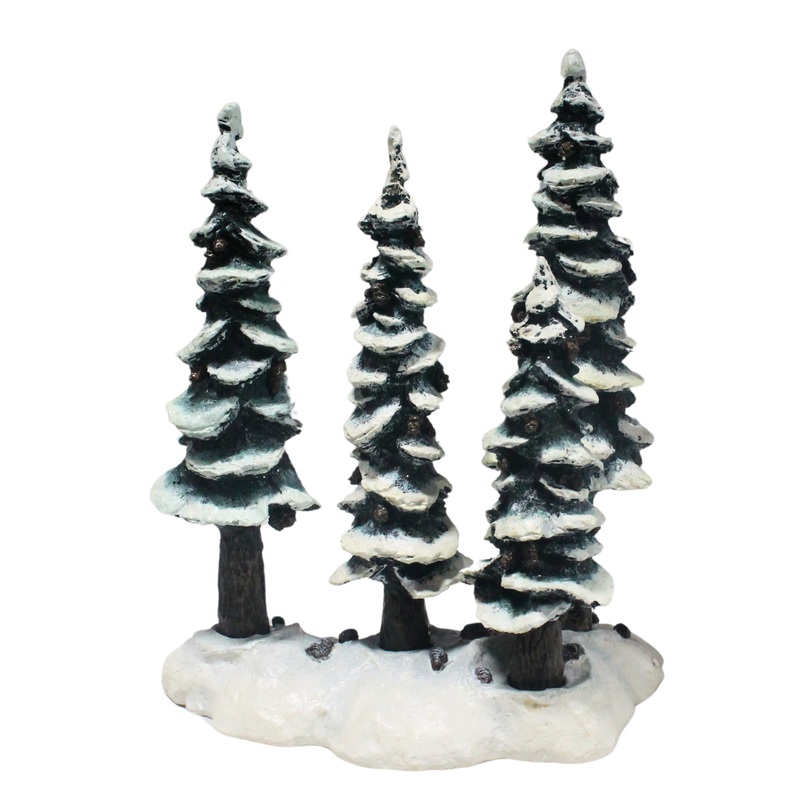 Department 56: 55271 Village Pole Pine Forest - Set of 4