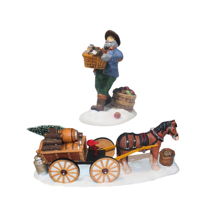 Department 56: 56630 Load Up The Wagon - Set of 2