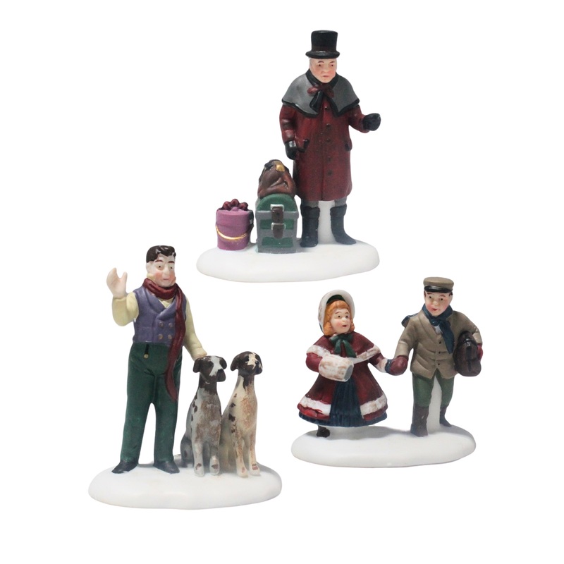 Department 56: 58173 Vision of Christmas Past - Set of 3