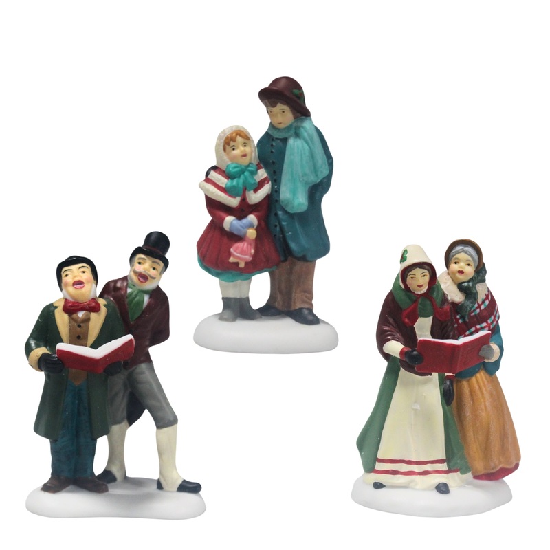 Department 56: 58631 Christmas Carolers - Set of 3