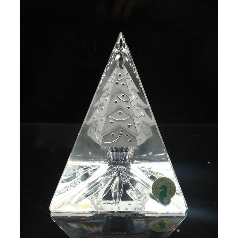 Waterford Crystal: Happy Holiday Tree Prism | 115034, 5.5"