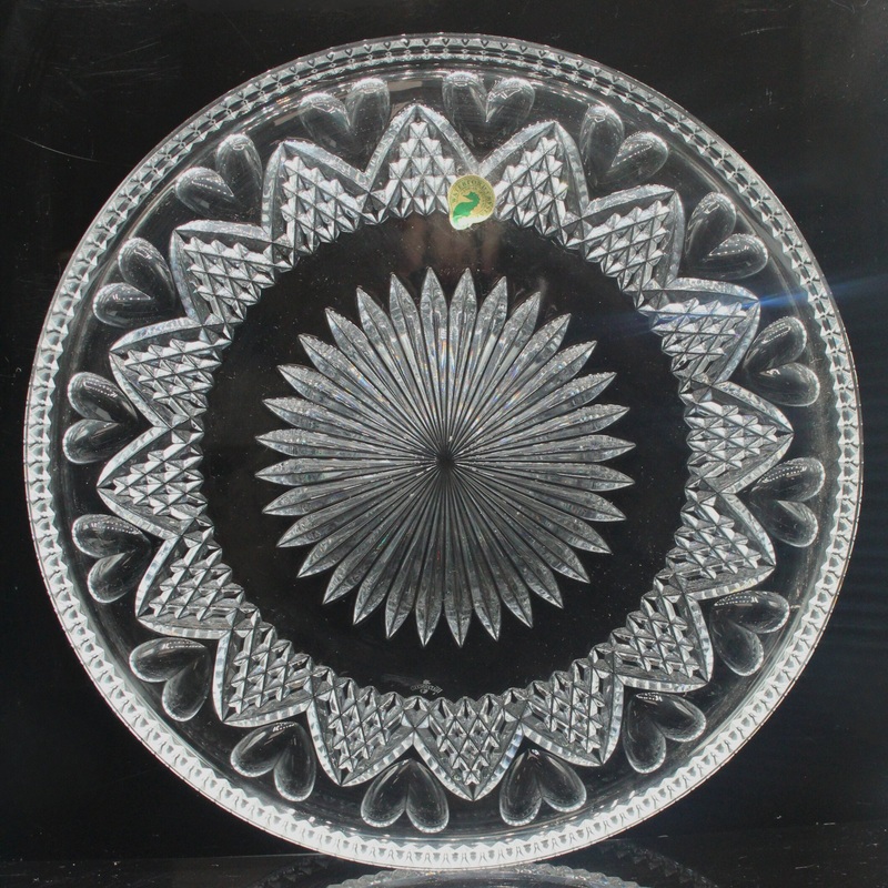 Waterford Crystal: Wedding Heirloom Cake Plate, 11.9"