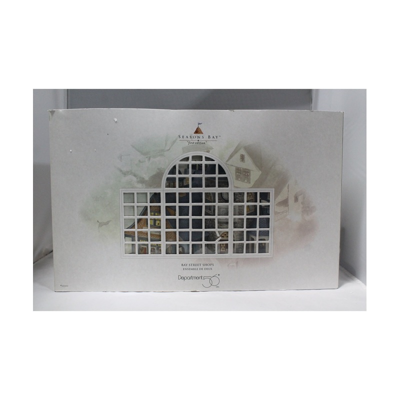 Department 56 | Bay Street Shops | Seasons Bay | Please Read